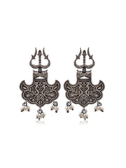 Ria Silver Lookalike 3 Earrings Combo